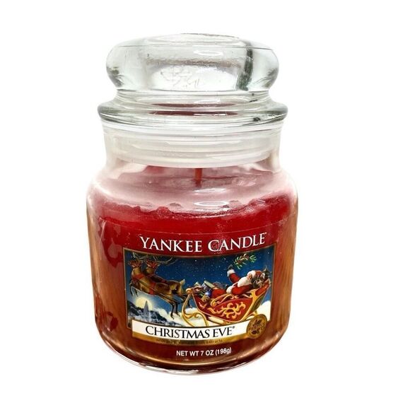 NEW Yankee Candle CHRISTMAS EVE Housewarmer Candles Glass Jar 14oz Retired - Picture 1 of 5